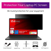25pcs 9H Anti-peeping Explosion-proof Tempered Glass Film, For Fujitsu FMV Lite WA1 15.6