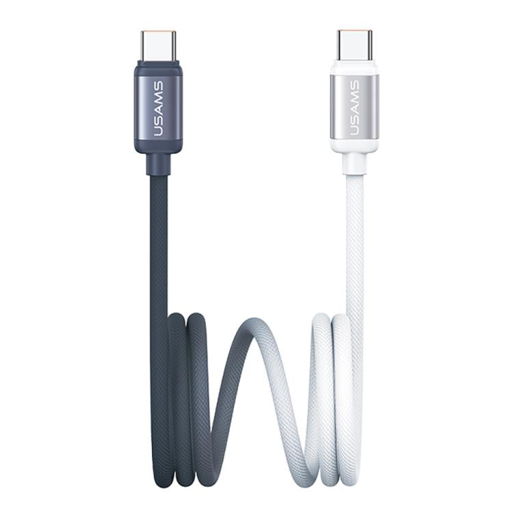 Cavo USB Type-C a Type-C 60W USAMS 1,2 m in lega di alluminio