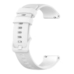 Cinturino per orologio in silicone a tinta unita con motivo a quadri piccoli xDfind, 22mm For Forerunner 570 47mm/935/945/955