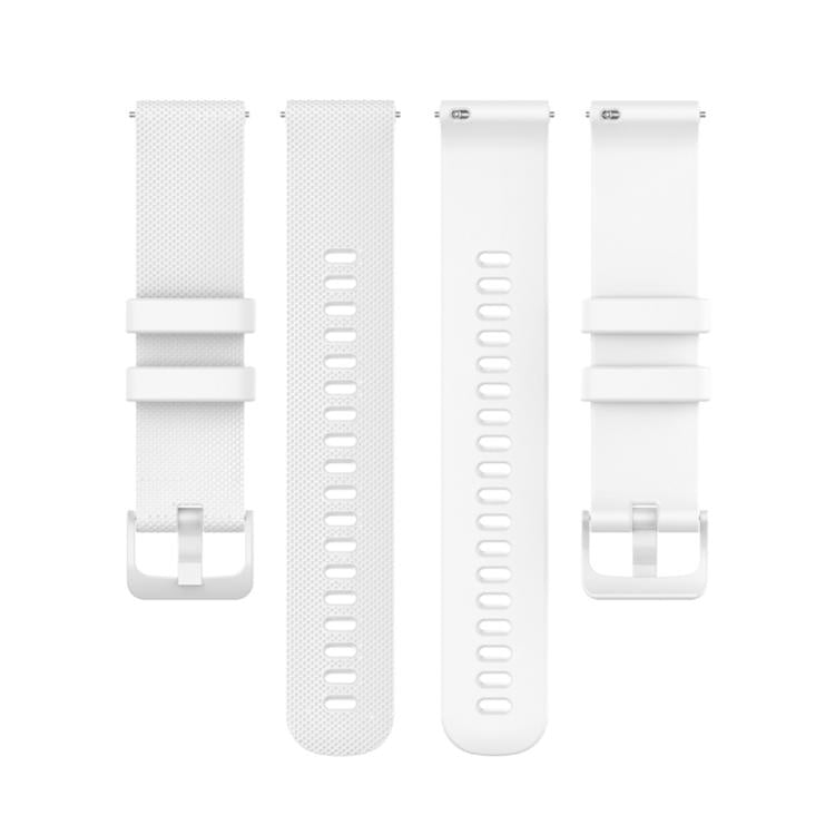 Cinturino per orologio in silicone a tinta unita con motivo a quadri piccoli xDfind, 18mm For Garmin Venu 2S / Move 3S / Active S, 20mm For Garmin Forerunner 570 42mm/245/645