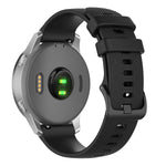 Cinturino per orologio in silicone a tinta unita con motivo a quadri piccoli xDfind, 18mm For Garmin Venu 2S / Move 3S / Active S, 20mm For Garmin Forerunner 570 42mm/245/645