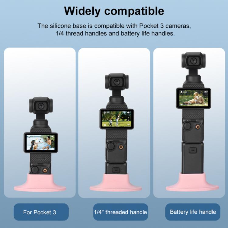 Staffa supporto da tavolo in silicone per DJI Osmo Pocket 3