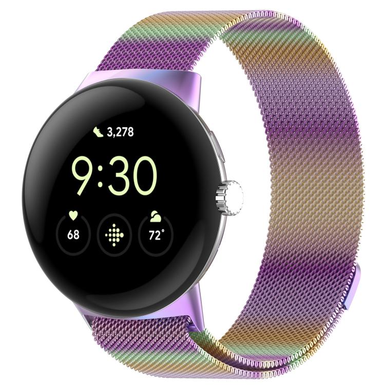 xDfind Cinturino magnetico in metallo milanese per orologio, For Google Pixel Watch 4 / Watch 3 45mm, For Google Pixel Watch 4 / 3 / 2 / 1 41mm