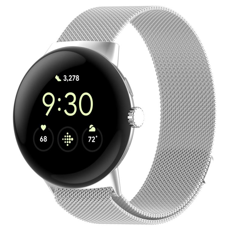 xDfind Cinturino magnetico in metallo milanese per orologio, For Google Pixel Watch 4 / Watch 3 45mm, For Google Pixel Watch 4 / 3 / 2 / 1 41mm