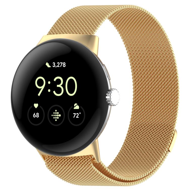 xDfind Cinturino magnetico in metallo milanese per orologio, For Google Pixel Watch 4 / Watch 3 45mm, For Google Pixel Watch 4 / 3 / 2 / 1 41mm