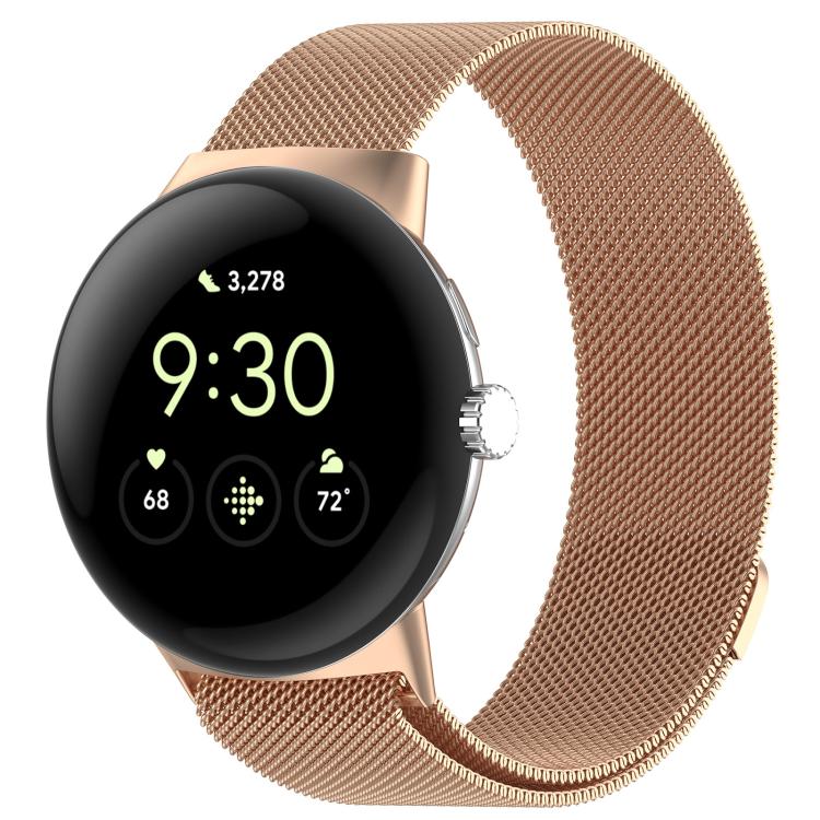xDfind Cinturino magnetico in metallo milanese per orologio, For Google Pixel Watch 4 / Watch 3 45mm, For Google Pixel Watch 4 / 3 / 2 / 1 41mm
