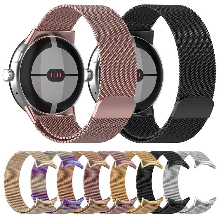 xDfind Cinturino magnetico in metallo milanese per orologio, For Google Pixel Watch 4 / Watch 3 45mm, For Google Pixel Watch 4 / 3 / 2 / 1 41mm
