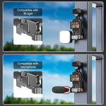 Supporto teleprompter smartphone con morsetto da tavolo