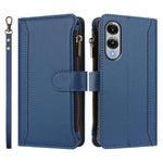 Custodia in pelle con chiusura magnetica, 9 scomparti per carte e cerniera, con cinturino da polso., For Samsung Galaxy S25 Edge 5G, For Samsung Galaxy S25 / S24 5G, For Samsung Galaxy S25+ / S24+ 5G, For Samsung Galaxy S25 Ultra 5G
