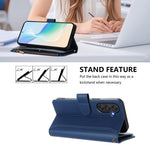 Custodia in pelle con chiusura magnetica, 9 scomparti per carte e cerniera, con cinturino da polso., For Samsung Galaxy M54 / F54 5G, For Samsung Galaxy M14 5G, For Samsung Galaxy M53 5G, For Samsung Galaxy M33 5G