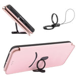 Custodia portafoglio magnetica in pelle TPU+PC con slot carte