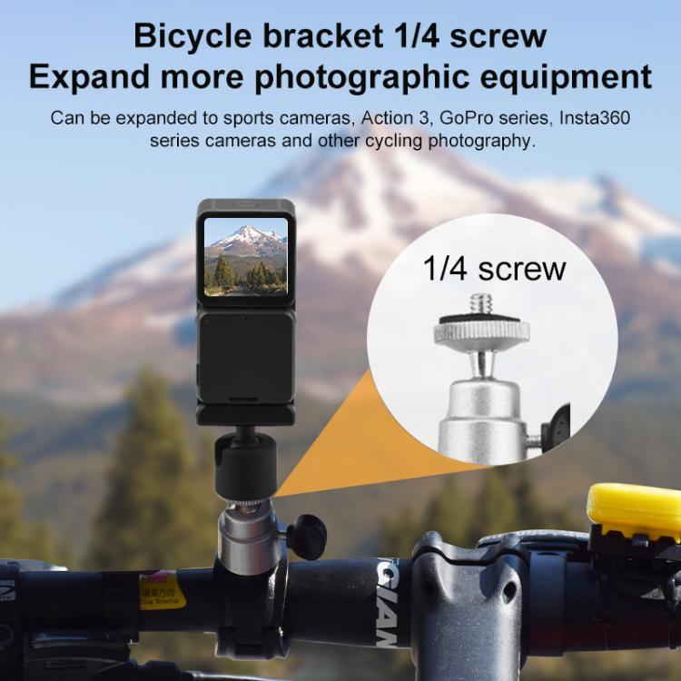 Adattatore base supporto bicicletta per telecomando DJI RC/RC 2