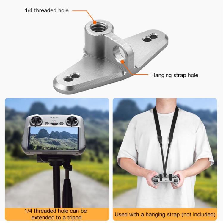 Adattatore base supporto bicicletta per telecomando DJI RC/RC 2