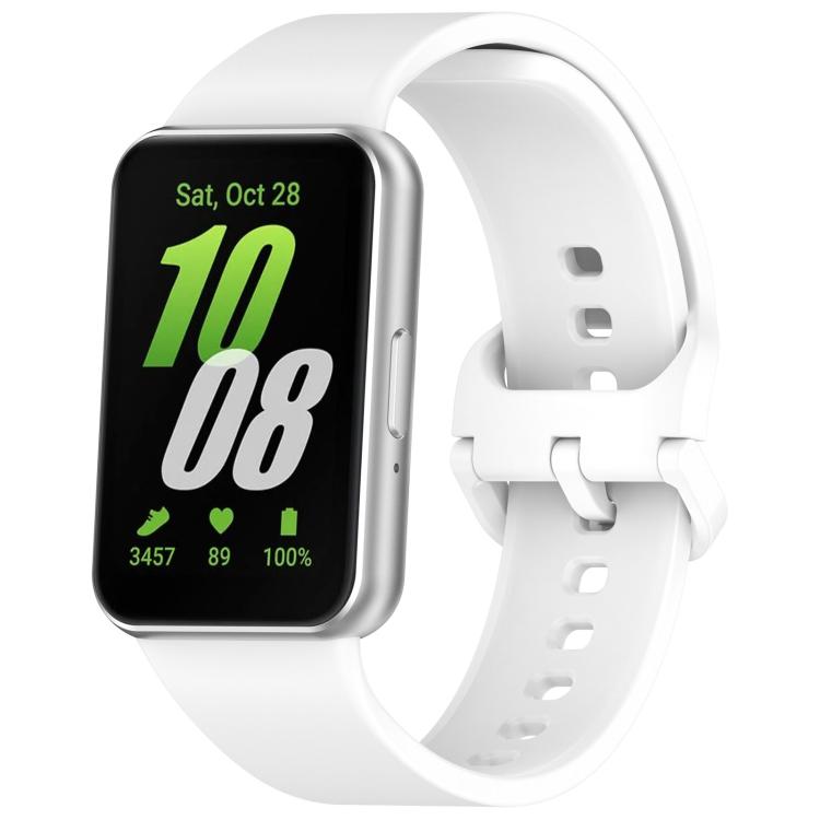Cinturino per orologio in silicone con fibbia colorata a tinta unita xDfind, For Samsung Galaxy Fit3 SM-R390