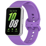 Cinturino per orologio in silicone con fibbia colorata a tinta unita xDfind, For Samsung Galaxy Fit3 SM-R390