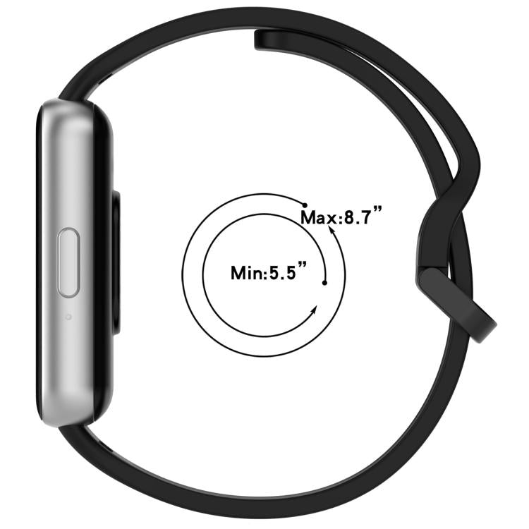 Cinturino per orologio in silicone con fibbia colorata a tinta unita xDfind, For Samsung Galaxy Fit3 SM-R390