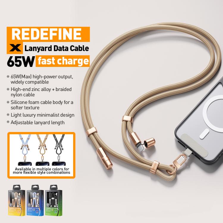 Cavo dati WK WDC-70 Type-C 65W 1,6m per smartphone