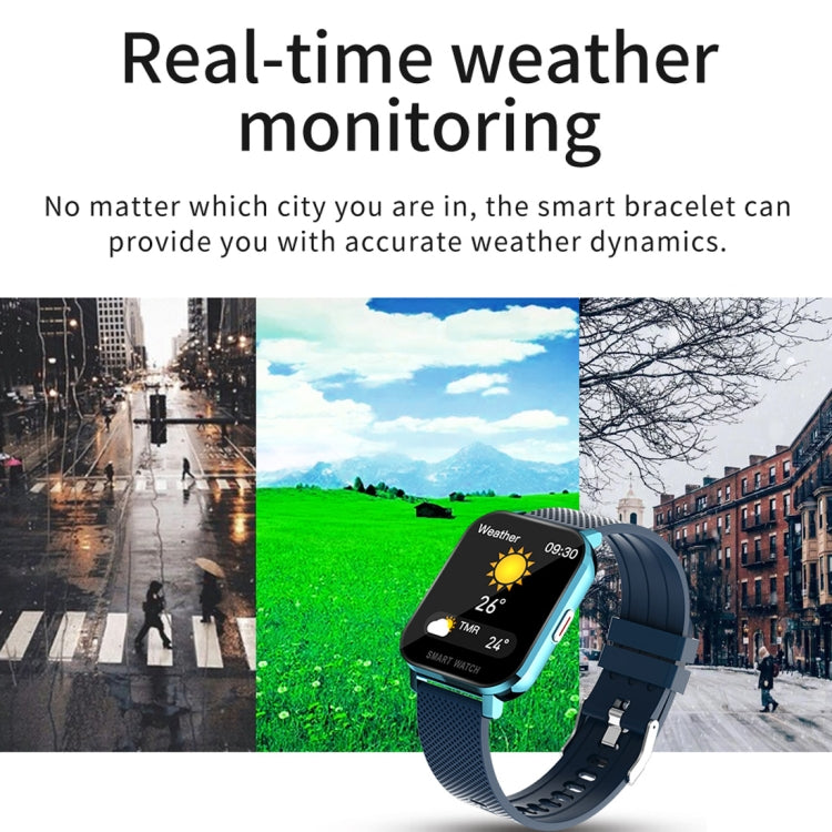 Schermo TFT da 1,54 pollici IP67 Impermeabile Business Sport Striscia di silicone Smart Watch, supporto Monitor del sonno / Cardiofrequenzimetro / Monitoraggio della pressione sanguigna, Silicone Strip