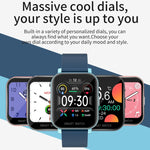 Schermo TFT da 1,54 pollici IP67 Impermeabile Business Sport Striscia di silicone Smart Watch, supporto Monitor del sonno / Cardiofrequenzimetro / Monitoraggio della pressione sanguigna, Silicone Strip