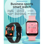 Schermo TFT da 1,54 pollici IP67 Impermeabile Business Sport Striscia di silicone Smart Watch, supporto Monitor del sonno / Cardiofrequenzimetro / Monitoraggio della pressione sanguigna, Silicone Strip