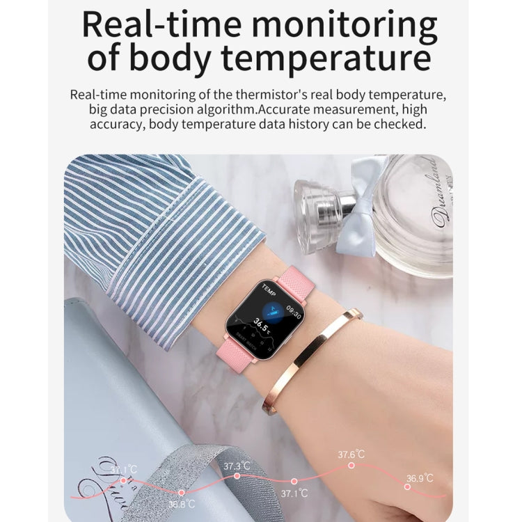 Schermo TFT da 1,54 pollici IP67 Impermeabile Business Sport Striscia di silicone Smart Watch, supporto Monitor del sonno / Cardiofrequenzimetro / Monitoraggio della pressione sanguigna, Silicone Strip