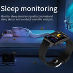 Schermo TFT da 1,54 pollici IP67 Impermeabile Business Sport Striscia di silicone Smart Watch, supporto Monitor del sonno / Cardiofrequenzimetro / Monitoraggio della pressione sanguigna, Silicone Strip