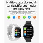 Schermo TFT da 1,54 pollici IP67 Impermeabile Business Sport Striscia di silicone Smart Watch, supporto Monitor del sonno / Cardiofrequenzimetro / Monitoraggio della pressione sanguigna, Silicone Strip