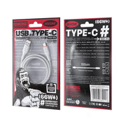 WK WDC-91a 66W USB to Type-C Silicone Data Cable, Length: 1.2m, WDC-91a