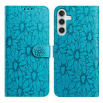 Custodia per telefono in pelle con motivo a margherite in rilievo, For Samsung Galaxy A34 5G, For Samsung Galaxy A54 5G