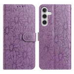 Custodia per telefono in pelle con motivo a margherite in rilievo, For Samsung Galaxy A26 5G, For Samsung Galaxy A36 5G