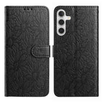 Custodia per telefono in pelle con motivo a margherite in rilievo, For Samsung Galaxy A55 5G, For Samsung Galaxy A35 5G