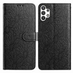 Custodia per telefono in pelle con motivo a margherite in rilievo, For Samsung Galaxy A32 5G, For Samsung Galaxy A02s EU Edition