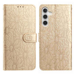 Custodia per telefono in pelle con motivo a margherite in rilievo, For Samsung Galaxy A24 4G, For Samsung Galaxy A23 5G