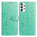 Custodia per telefono in pelle con motivo a margherite in rilievo, For Samsung Galaxy A24 4G, For Samsung Galaxy A23 5G