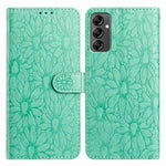 Custodia per telefono in pelle con motivo a margherite in rilievo, For Samsung Galaxy A04e, For Samsung Galaxy A14 5G