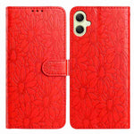 Custodia per telefono in pelle con motivo a margherite in rilievo, For Samsung Galaxy A05, For Samsung Galaxy A25 5G