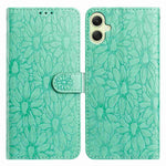 Custodia per telefono in pelle con motivo a margherite in rilievo, For Samsung Galaxy A05, For Samsung Galaxy A25 5G