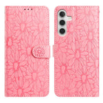 Custodia per telefono in pelle con motivo a margherite in rilievo, For Samsung Galaxy A04, For Samsung Galaxy A04s / A13 5G