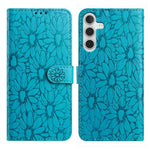 Custodia per telefono in pelle con motivo a margherite in rilievo, For Samsung Galaxy A04, For Samsung Galaxy A04s / A13 5G