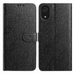 Custodia per telefono in pelle con motivo a margherite in rilievo, For Samsung Galaxy A03 Core, For Samsung Galaxy A33 5G