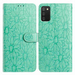 Custodia per telefono in pelle con motivo a margherite in rilievo, For Samsung Galaxy A32 5G, For Samsung Galaxy A02s EU Edition