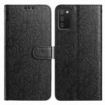 Custodia per telefono in pelle con motivo a margherite in rilievo, For Samsung Galaxy A32 5G, For Samsung Galaxy A02s EU Edition