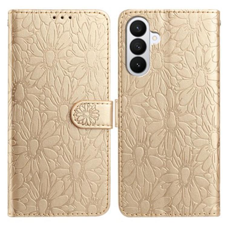 Custodia per telefono in pelle con motivo a margherite in rilievo, For Samsung Galaxy A57 5G, For Samsung Galaxy A37 5G