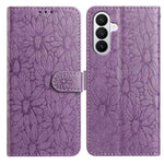 Custodia per telefono in pelle con motivo a margherite in rilievo, For Samsung Galaxy A57 5G, For Samsung Galaxy A37 5G