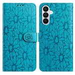 Custodia per telefono in pelle con motivo a margherite in rilievo, For Samsung Galaxy A57 5G, For Samsung Galaxy A37 5G