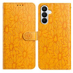 Custodia per telefono in pelle con motivo a margherite in rilievo, For Samsung Galaxy A57 5G, For Samsung Galaxy A37 5G