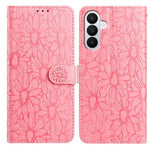 Custodia per telefono in pelle con motivo a margherite in rilievo, For Samsung Galaxy A57 5G, For Samsung Galaxy A37 5G