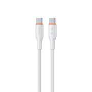 Cavo dati in silicone da tipo C a tipo C WK WDC-93 65W, lunghezza: 1,2 m, WDC-93