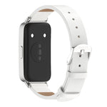 Cinturino per orologio Mijobs in pelle sintetica PU in microfibra., For Huawei Band 10 / 9 / 8