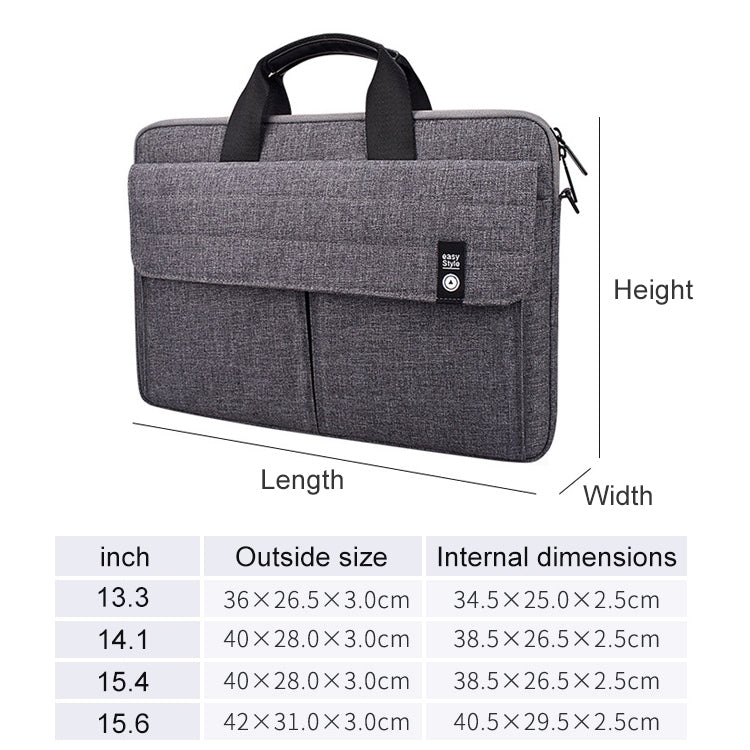 Valigetta portatile in nylon per laptop 13-15,6 pollici